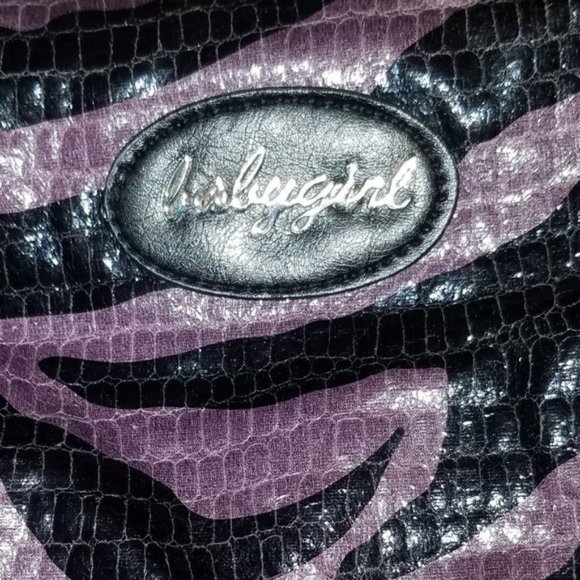 Zebra purple black Baby girl shoulder bag purse - Picture 2 of 4